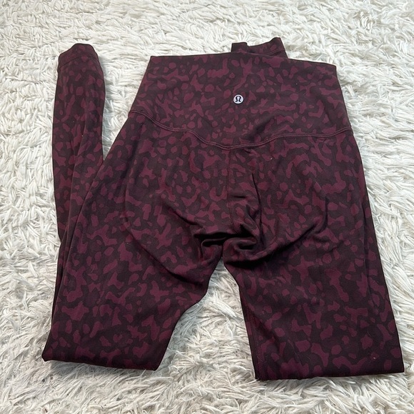 Lululemon Align Pant 28" Formation Camo Dark Adobe Multi - Picture 3 of 4